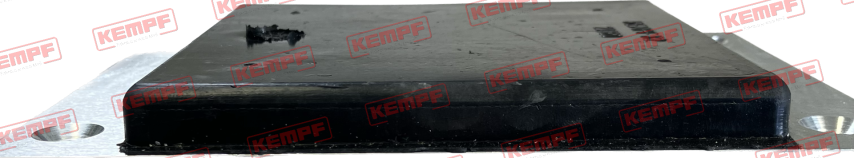 21760 Gummiauflage ALU 170x120x6+10mm